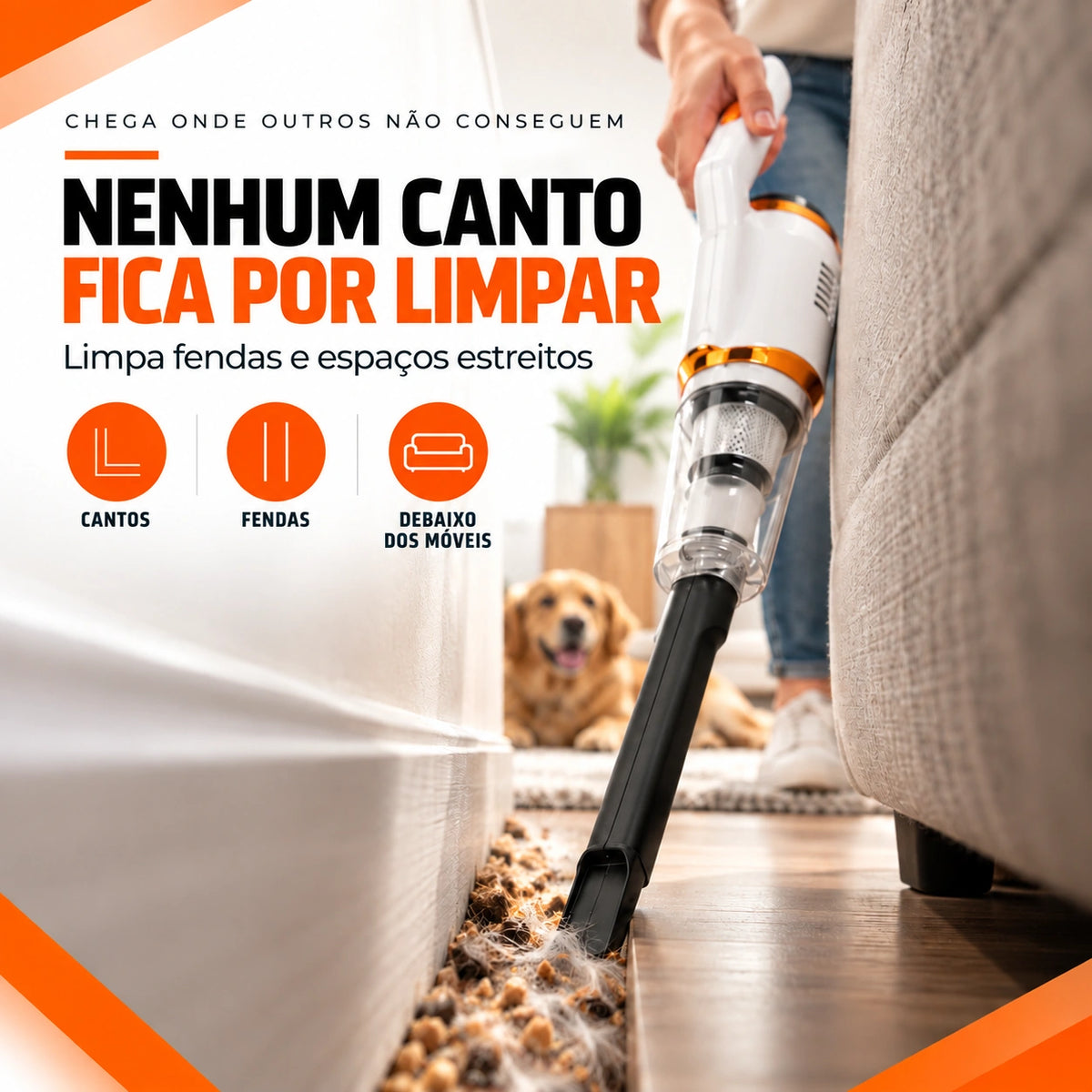 Aspirador Sem Fios VortexSweep Pro 4 em 1