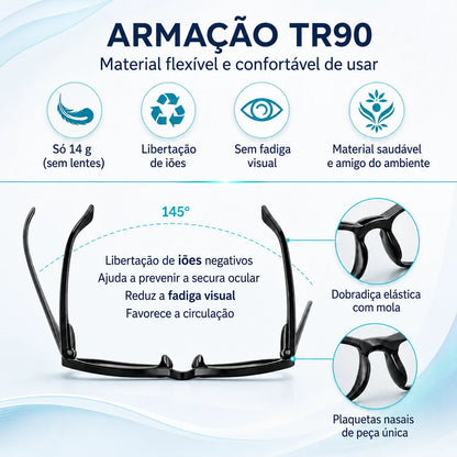 Lentes Multifocais Inteligentes AutoFocus Lens | COMPRA 1 E LEVA 2 + Limpa óculos grátis