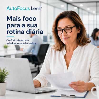 Lentes Multifocais Inteligentes AutoFocus Lens | COMPRA 1 E LEVA 2 + Limpa óculos grátis