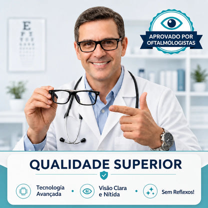 Lentes Multifocais Inteligentes AutoFocus Lens | COMPRA 1 E LEVA 2 + Limpa óculos grátis