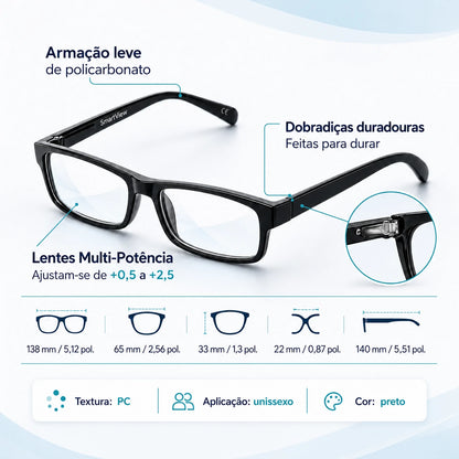 Lentes Multifocais Inteligentes AutoFocus Lens | COMPRA 1 E LEVA 2 + Limpa óculos grátis