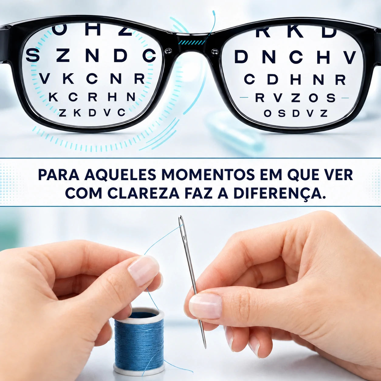 Lentes Multifocais Inteligentes AutoFocus Lens | COMPRA 1 E LEVA 2 + Limpa óculos grátis