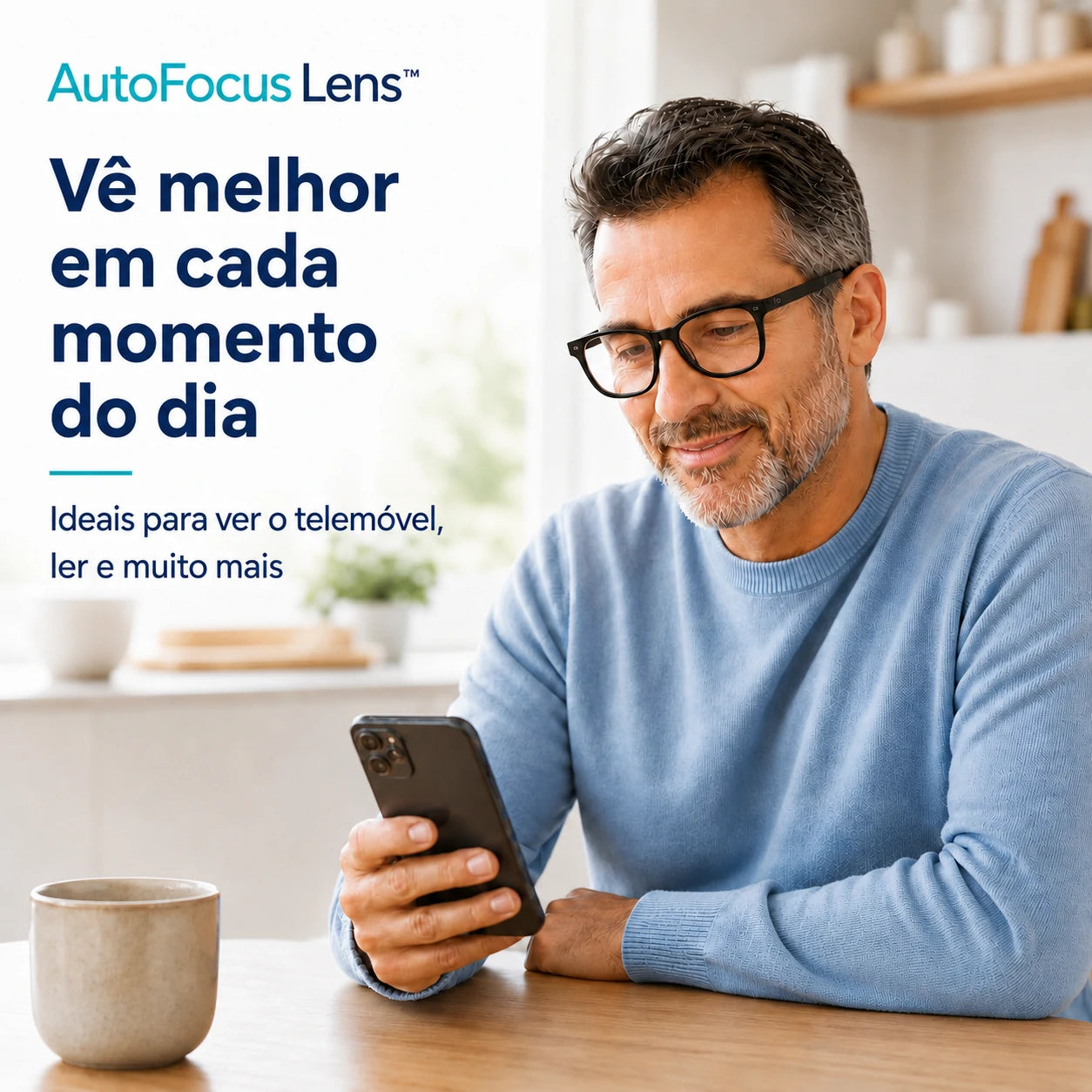 Lentes Multifocais Inteligentes AutoFocus Lens | COMPRA 1 E LEVA 2 + Limpa óculos grátis