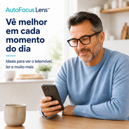 Lentes Multifocais Inteligentes AutoFocus Lens | COMPRA 1 E LEVA 2 + Limpa óculos grátis