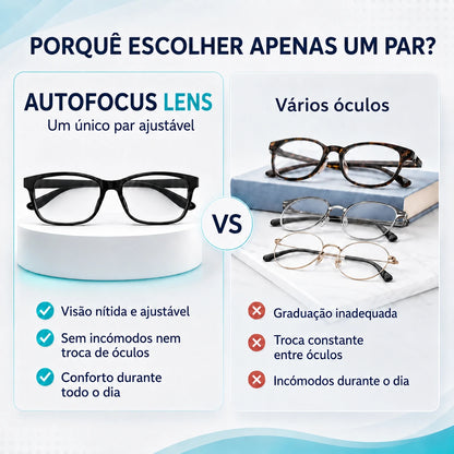 Lentes Multifocais Inteligentes AutoFocus Lens | COMPRA 1 E LEVA 2 + Limpa óculos grátis