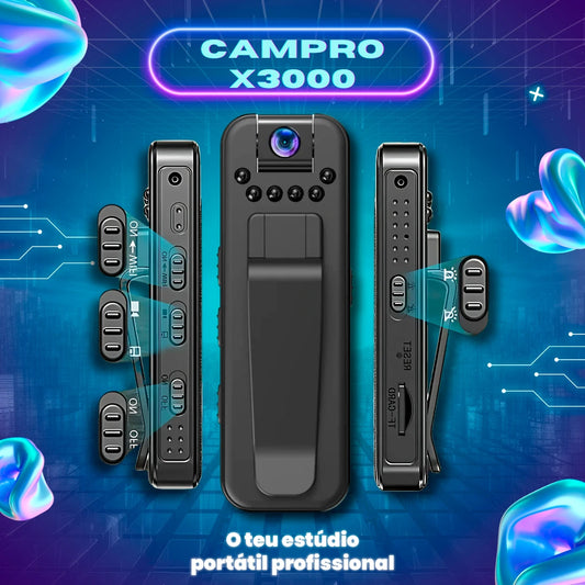 Câmara 180° com Redução de Ruído HD 1080P – CamPro