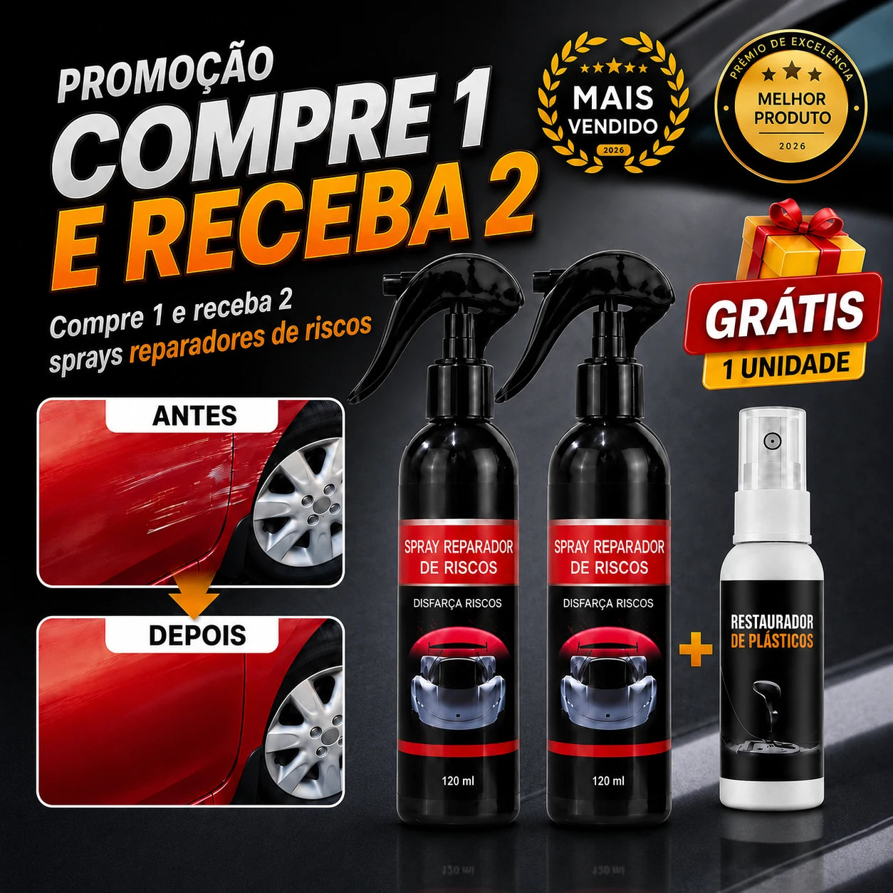 O truque rápido para disfarçar os riscos da pintura do carro