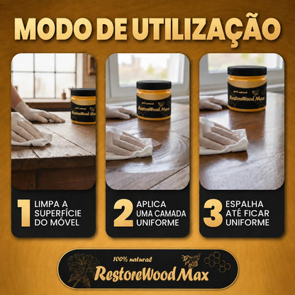 Cera Renovadora para Madeira - RestoreWood Max  - Compre 1 e Leve 2