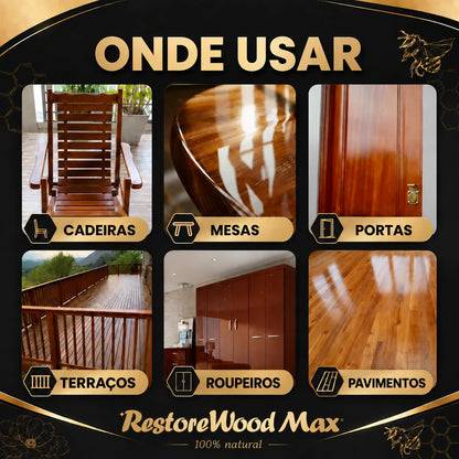 Cera Renovadora para Madeira - RestoreWood Max  - Compre 1 e Leve 2