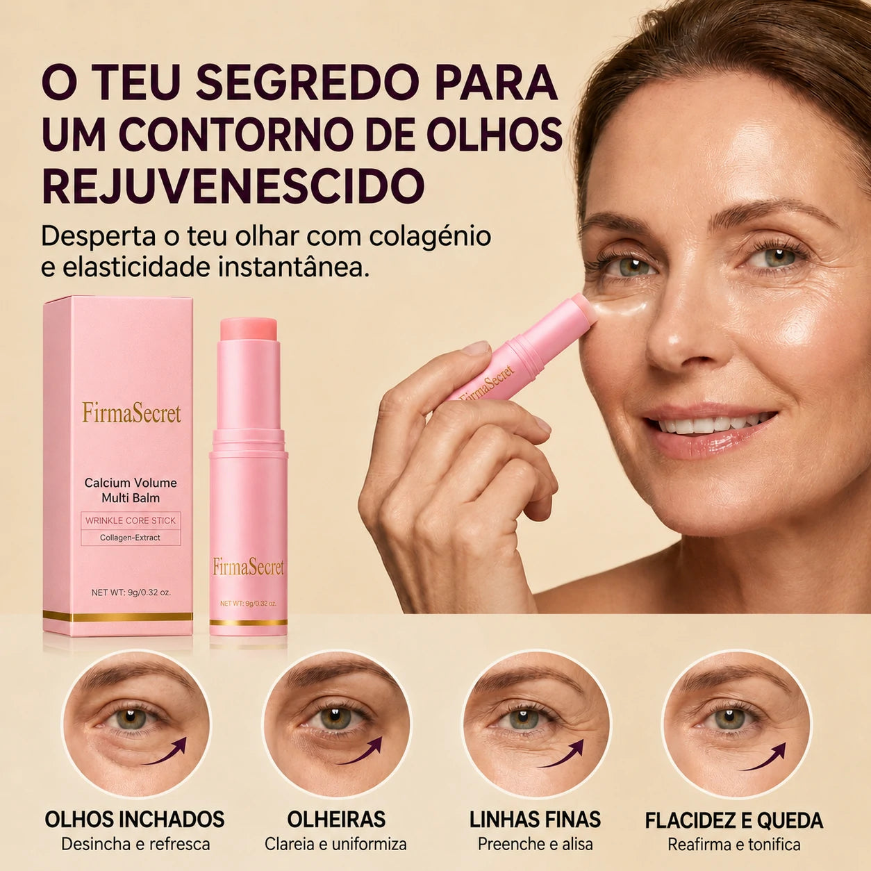 FirmaSecret 5 em 1: Pele Luminosa e Firme, desde o Dia 1