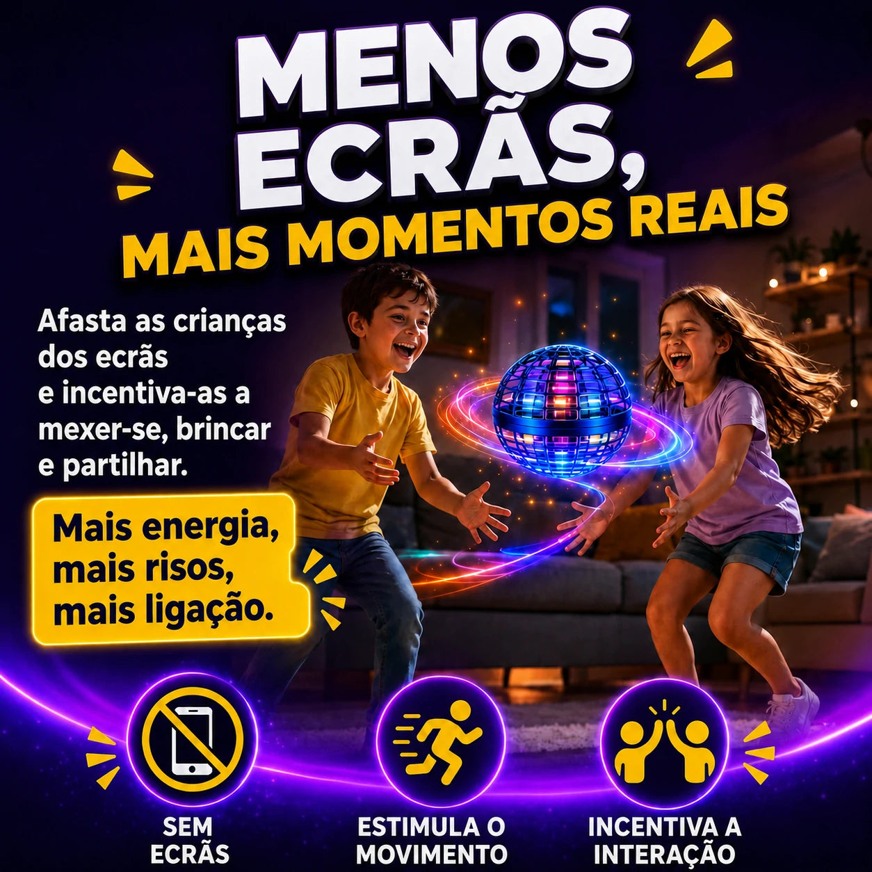 HoverSpark - Diversão que ganha vida nas tuas mãos