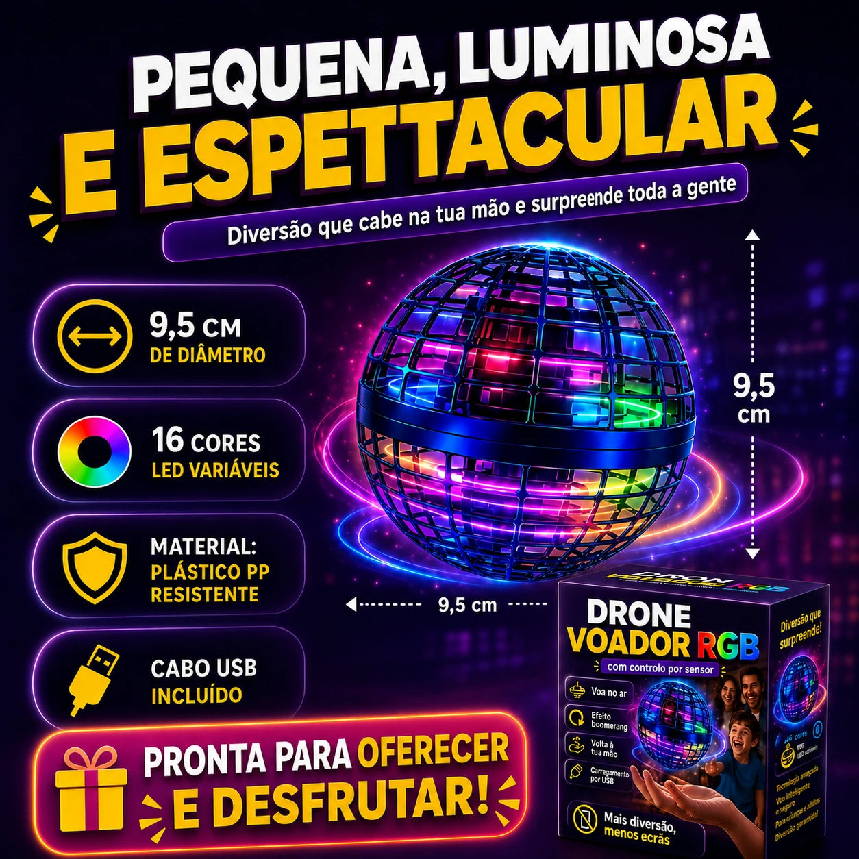 HoverSpark - Diversão que ganha vida nas tuas mãos