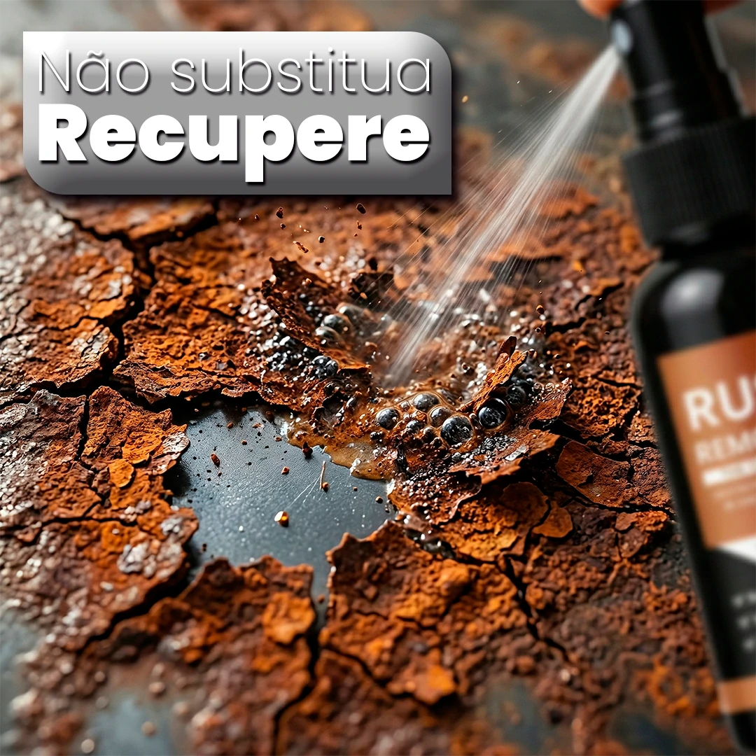 MetalRevive Spray Removedor de Óxido 30 ml Ação Química Rápida Elimina o Óxido em Minutos - Compra 1 e leva 2