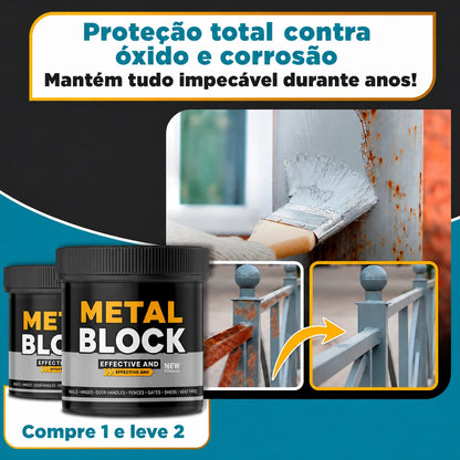 MetalBlock - Pintura Antioxidante Profissional | Compre 1 e receba 2 unidades