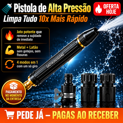 FlowMaxxBlast – Pistola de Alta Pressão | Potência Máxima para Limpar Mais Rápido e com Menos Esforço