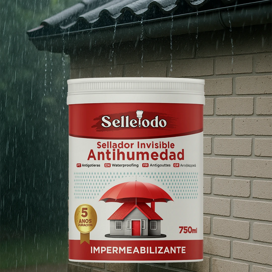 SelleTodo 750g – Selante Impermeável Transparente com Proteção de até 5 Anos