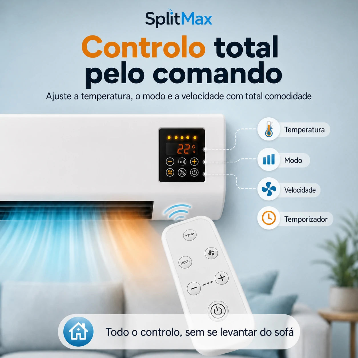 SplitMax | Refresque o seu espaço em minutos