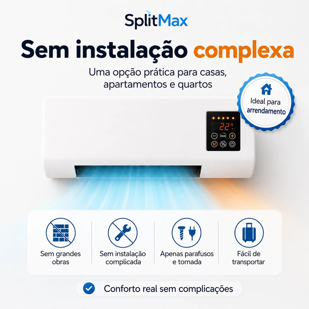 SplitMax | Refresque o seu espaço em minutos