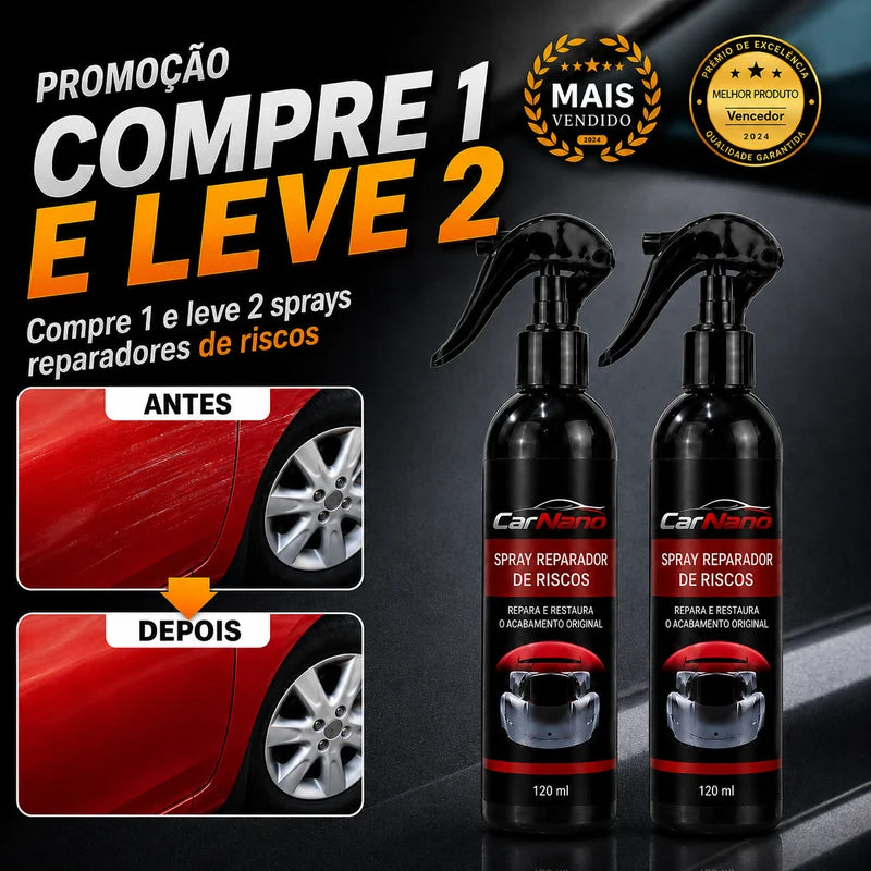 CarNano - Truque rápido para disfarçar os riscos do automóvel